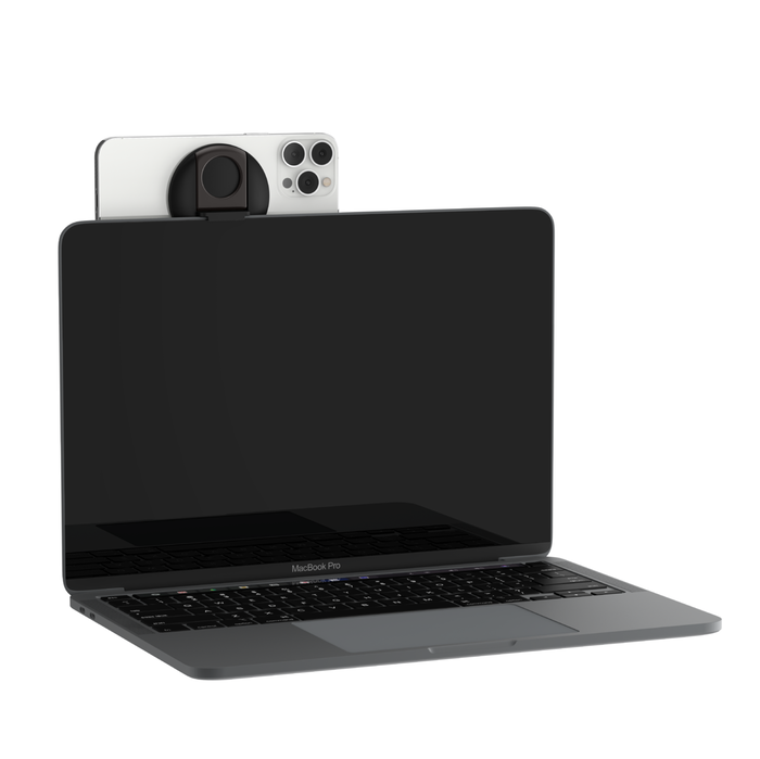 iPhone-houder met MagSafe voor Mac-laptops, Black, hi-res