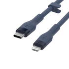 USB-C Cable with Lightning Connector, Blue, hi-res