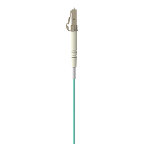 Fiber Optic Cable; 10GB Aqua Multimode LC/ST Duplex, 50/125 OM3, Aqua, hi-res
