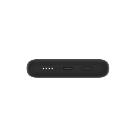 10K USB-C Power Bank with Integrated Cables, Black, hi-res