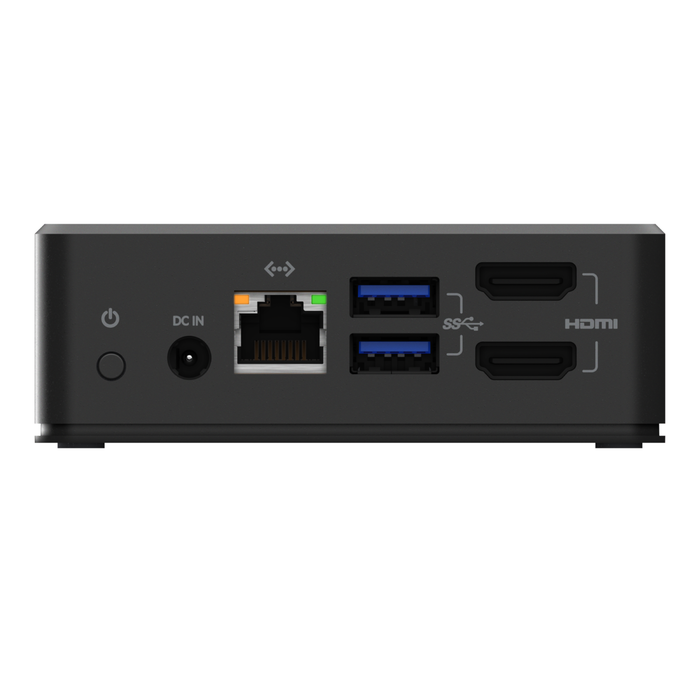 USB-C-dockingstation voor twee monitoren, Zwart, hi-res