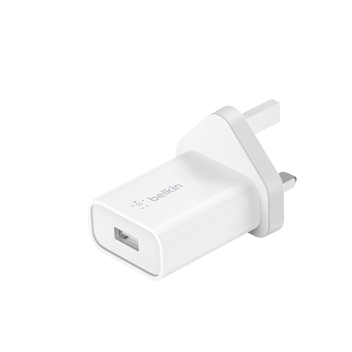 USB-A Wall Charger 18W with Quick Charge 3.0, White, hi-res