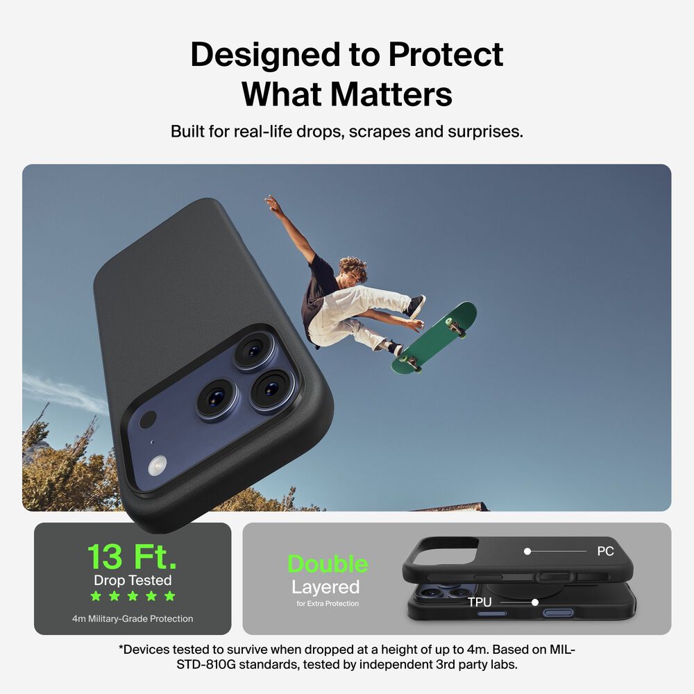 Protect Series Case for iPhone 17 Pro Max, Black, hi-res