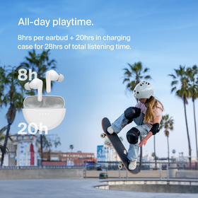 Wireless Earbuds for Kids, White, hi-res