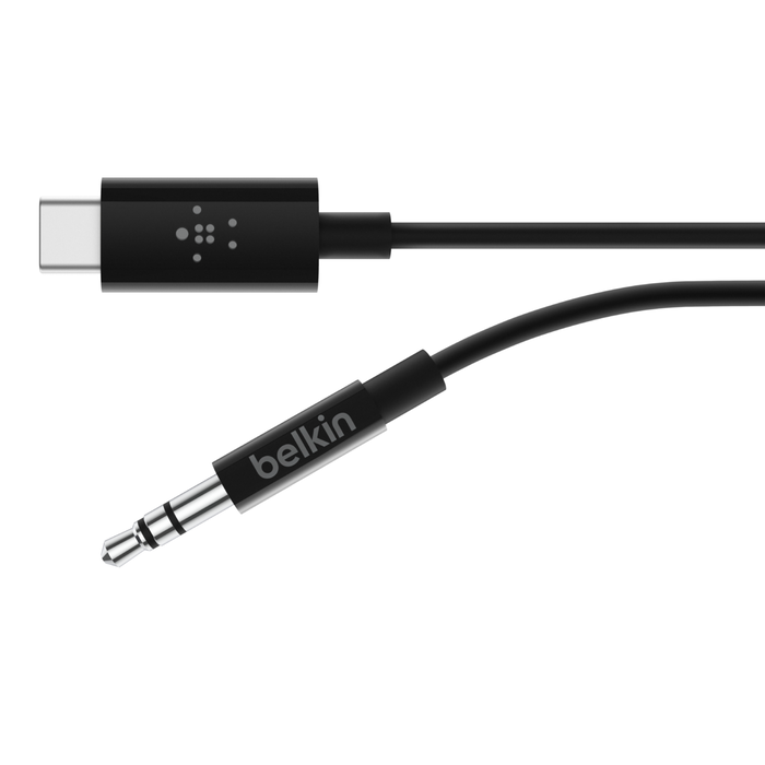 Cavo audio da 3,5 mm con connettore USB-C™, Nero, hi-res