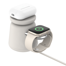 2-in-1 Wireless Charging Dock with MagSafe 15W, , hi-res