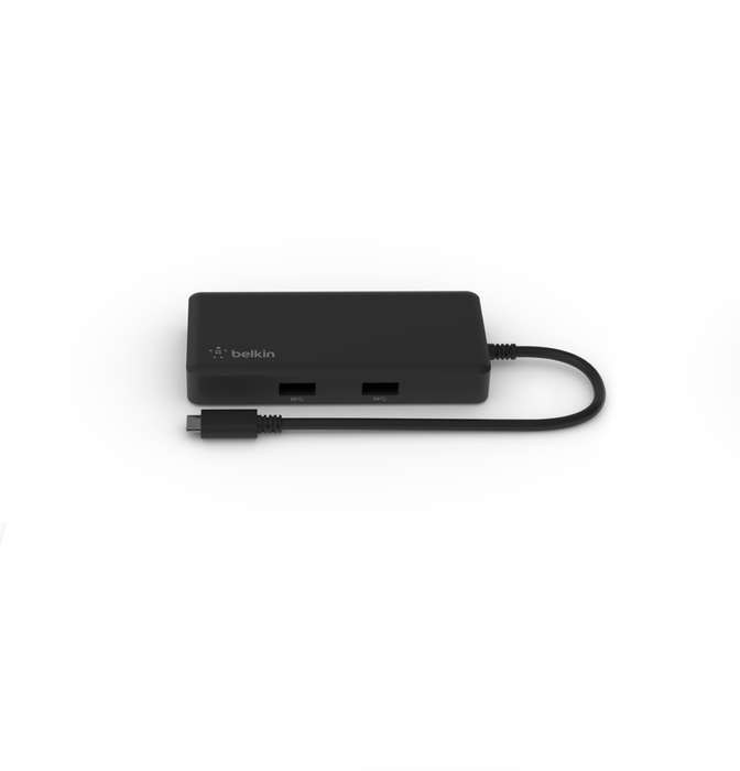 USB-C 5-in-1 Multiport Adapter, Black, hi-res