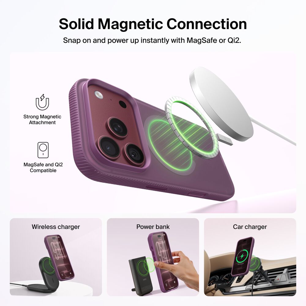 Grip Series Case for iPhone 18 Pro / iPhone 17 Pro, Burgundy, hi-res