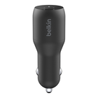 BOOST↑CHARGE™ 듀얼 USB-C 차량용 충전기 36W, Black, hi-res