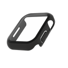 TemperedCurve 2-in-1 Treated Screen Protector + Bumper for Apple Watch Series 7, Black, hi-res