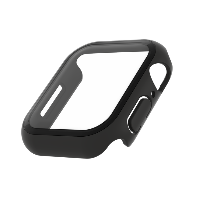 TemperedCurve 2 合 1 抗菌螢幕保護貼+外框, Black, hi-res