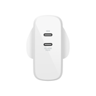 BOOST↑CHARGE™ Dual USB-C PD GaN Wall Charger 63W, White, hi-res