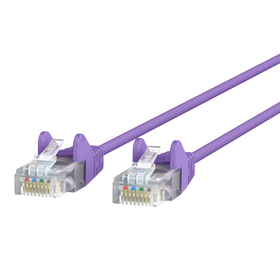 CAT6 Slim Gigabit Snagless UTP Ethernet Cable, Purple, hi-res