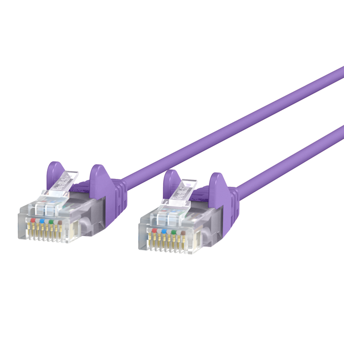 CAT6 Slim Gigabit Snagless UTP Ethernet Cable, Purple, hi-res