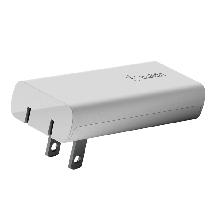 20W USB-C PD GaN Wall Charger + USB-C to Lightning Cable, White, hi-res