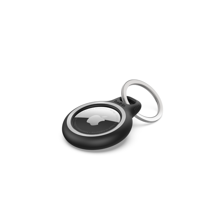 Reflective Secure Holder with Key Ring for Apple AirTag