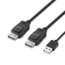 Modular DP Dual-Head Host Cable 6 ft., Nero, hi-res