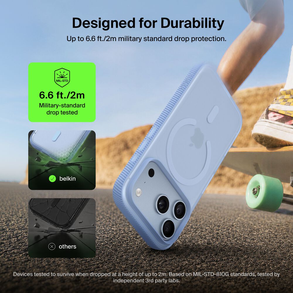 Grip Series Case for iPhone 18 Pro / iPhone 17 Pro, Light Blue, hi-res