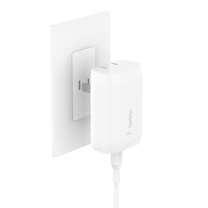 USB-C PD 3.0 PPS 30 瓦壁式充电器, 白色的, hi-res