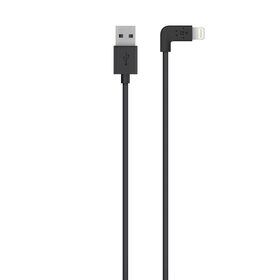 MIXIT↑ 90° Lightning to USB Cable, Black, hi-res