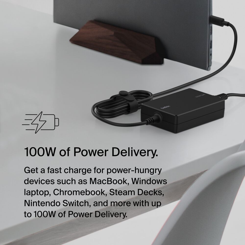 USB-C Core GaN Power Adapter 100W, , hi-res