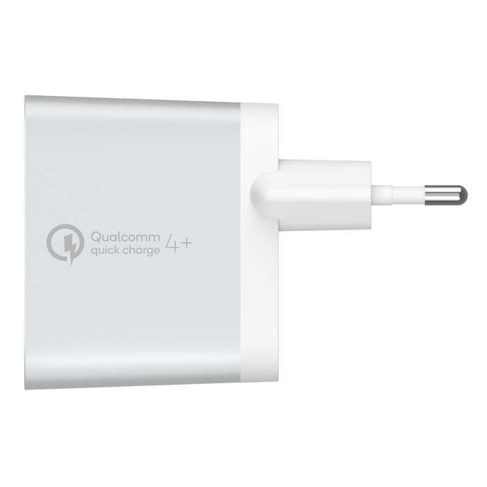 BOOST↑CHARGE™ USB-C™ 가정용 충전기 + 케이블(Quick Charge™ 4+ 포함), Silver, hi-res