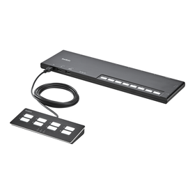 8-Port Dual-Head Modular Secure KVM Switch Base Unit PP 4.0 w/ Remote