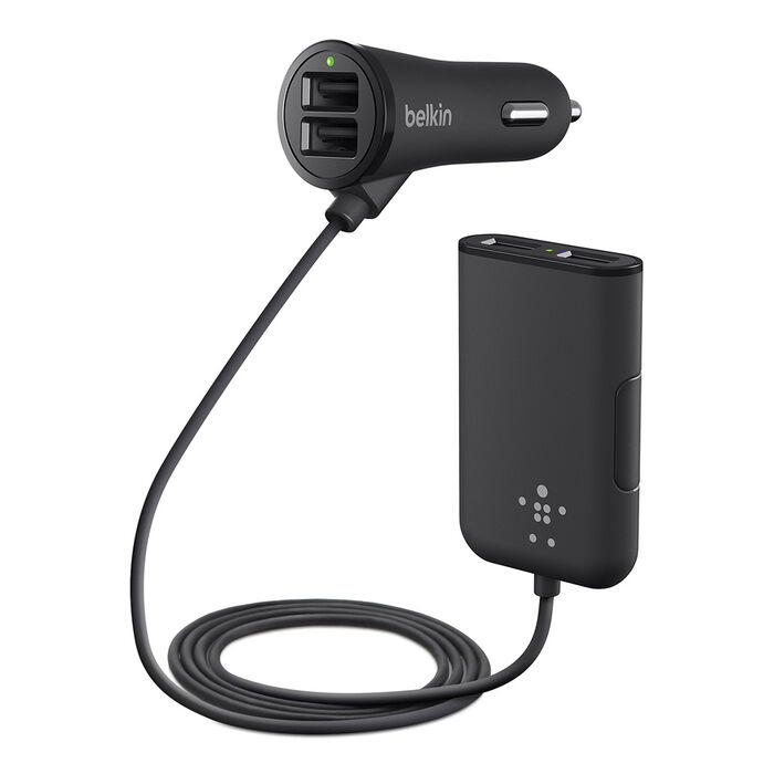 Road Rockstar: 4-Port Passenger Car Charger, , hi-res