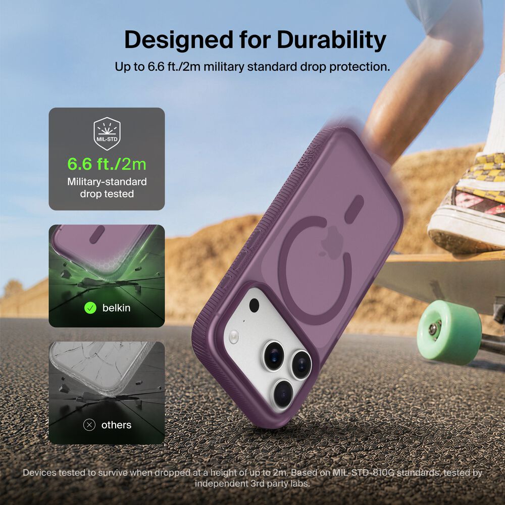 Grip Series Case for iPhone 18 Pro / iPhone 17 Pro, Burgundy, hi-res