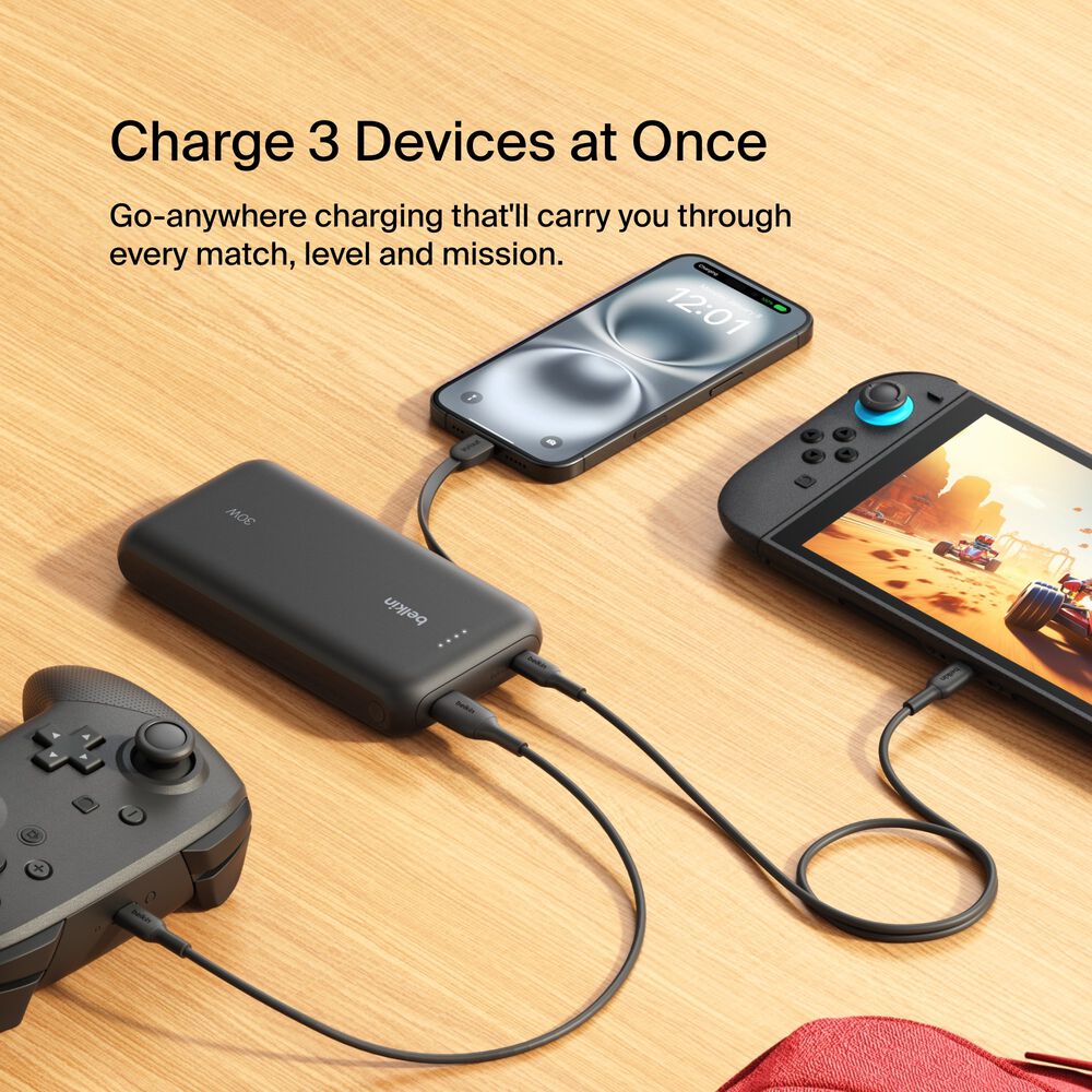 Power Bank 20K (30W) for Nintendo Switch 2, Black, hi-res