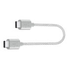 Metallic USB-C to USB-C Charge Cable (USB Type-C), Silver, hi-res