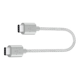 Metallic USB-C to USB-C Charge Cable 60W (USB Type-C), Silver, hi-res