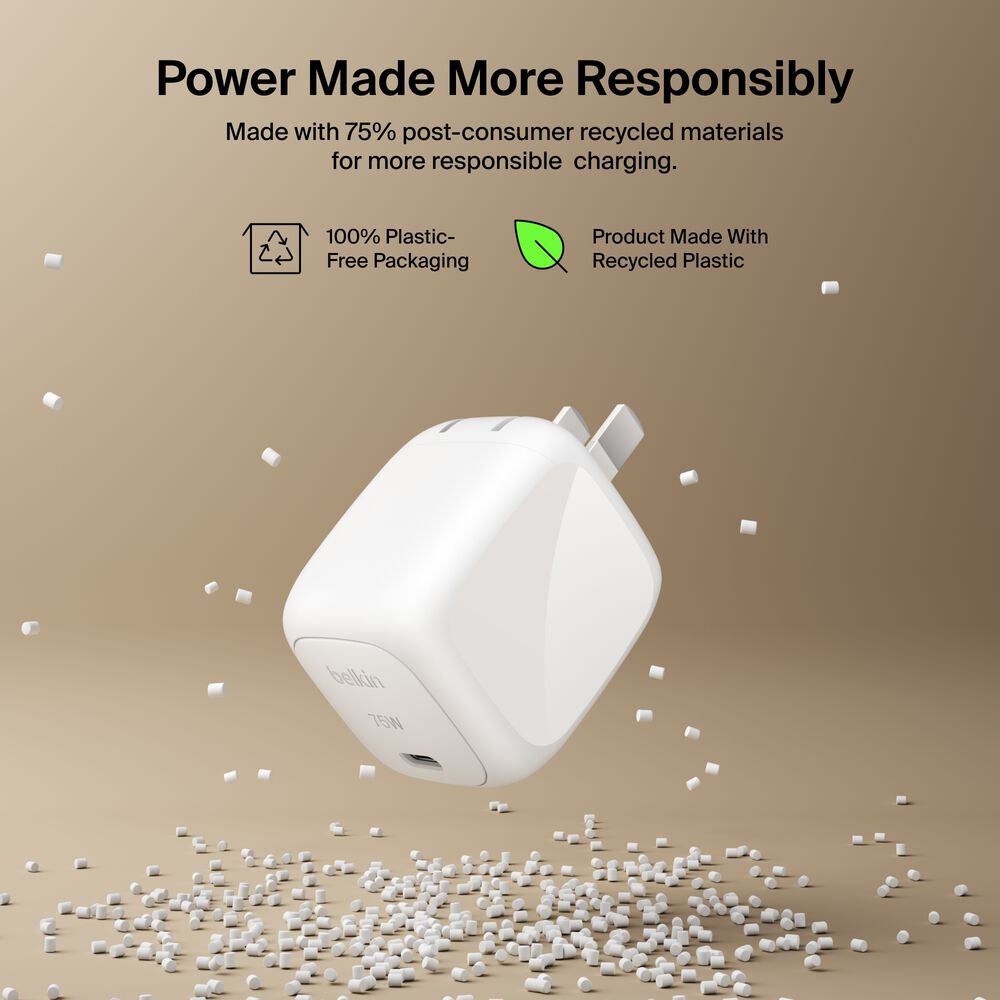 GaN Wall Charger 75W, , hi-res