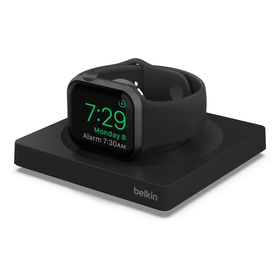 Portable Fast Charger for Apple Watch, Black, hi-res