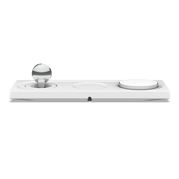 3-in-1 Wireless Charging Pad with Official MagSafe Charging 15W, White, hi-res