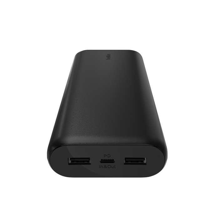 带 PD 20W 的 3 端口紧凑型移动电源 20K, , hi-res