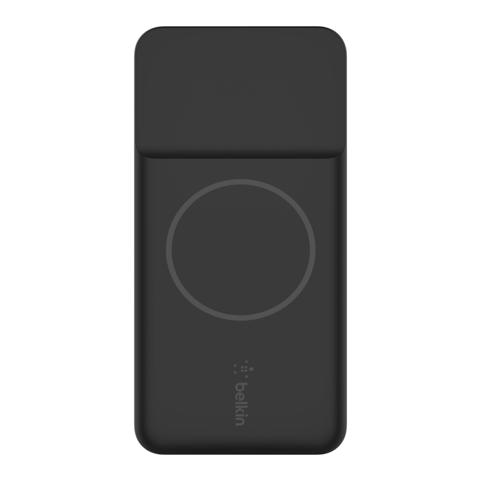 Magnetische draagbare draadloze 10.000mAh-lader, Zwart, hi-res
