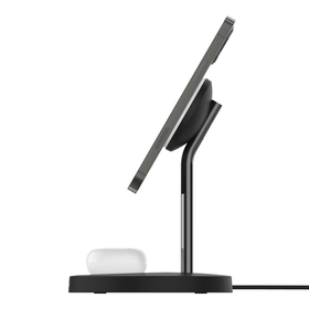 带 MagSafe 的二合一无线充电底座, 黑色, hi-res