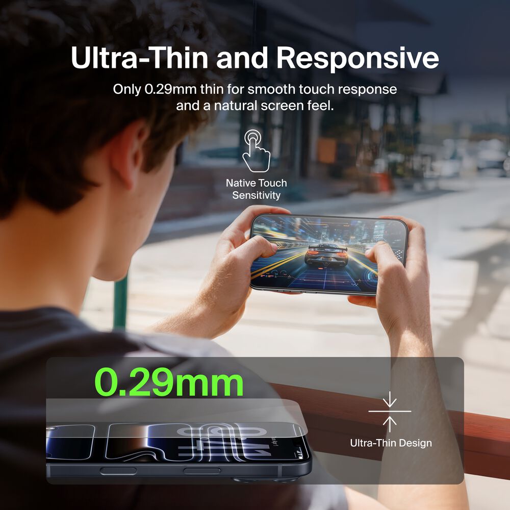 UltraGlass 2 Screen Protector for iPhone 17 Pro Max, , hi-res