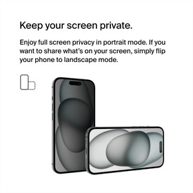 TemperedGlass Privacy Treated Screen Protector for iPhone 15/14 Pro, , hi-res