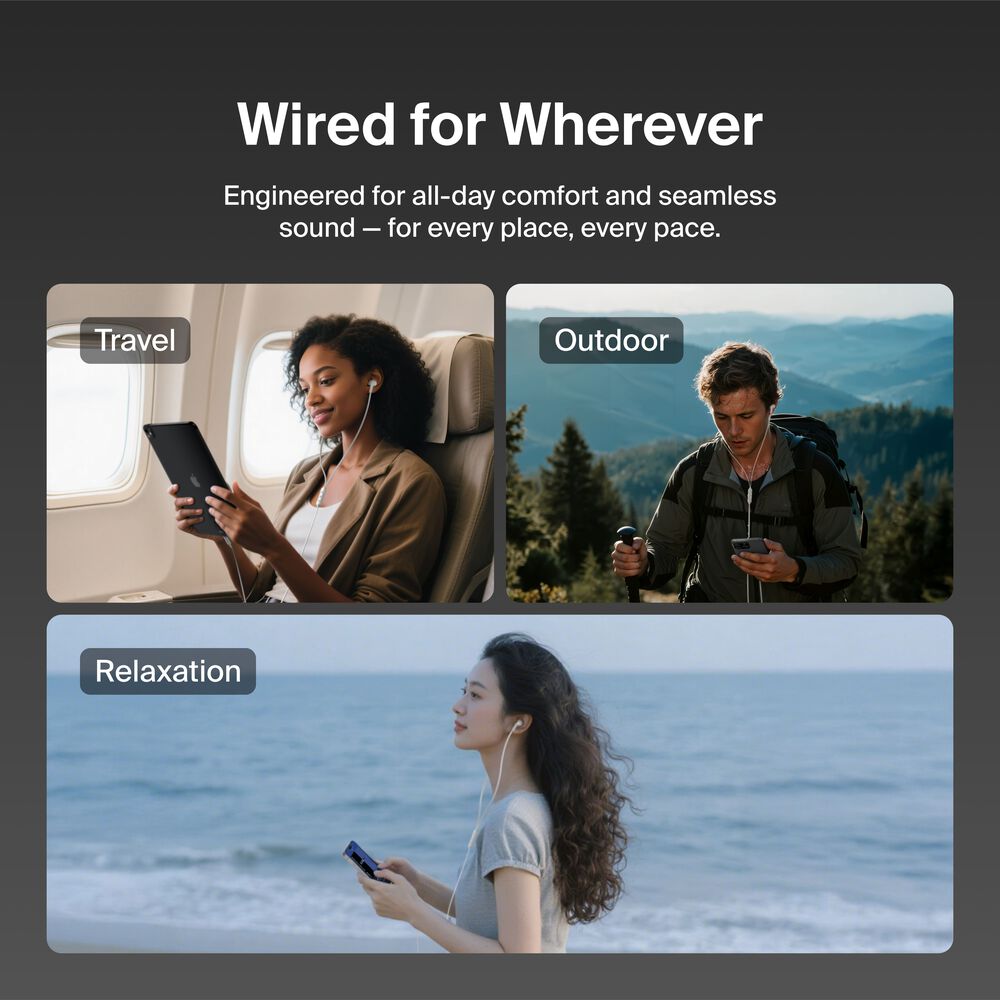 ANC Wired Earbuds (USB-C), White, hi-res