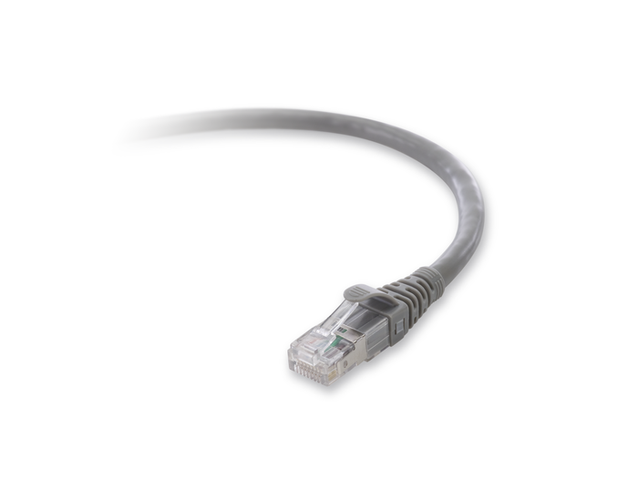 CAT6a Snagless Patch Cord, Gray, hi-res
