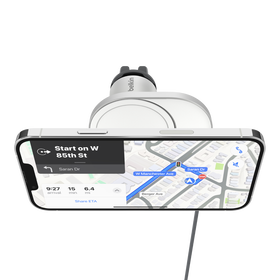 Chargeur de voiture sans fil avec chargement MagSafe officiel 15 W, , hi-res