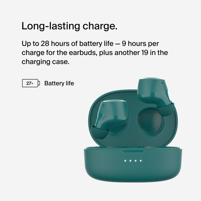 True Wireless Earbuds, Teal, hi-res