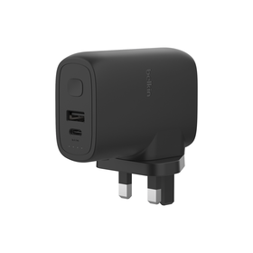 Hybrid Wall Charger 25W + Power Bank 5K + Travel Adapter Kit