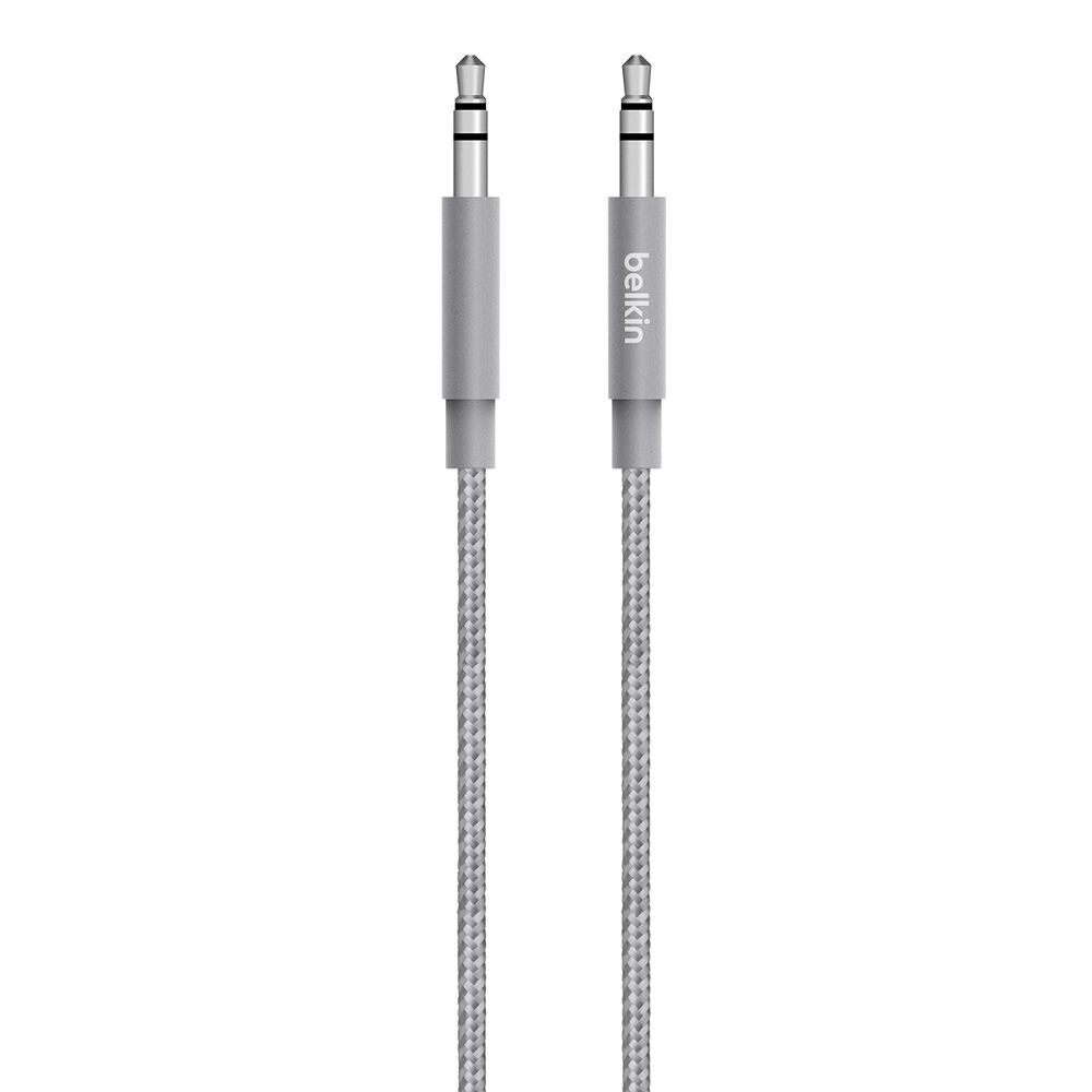 Metallic AUX Cable, Gray, hi-res