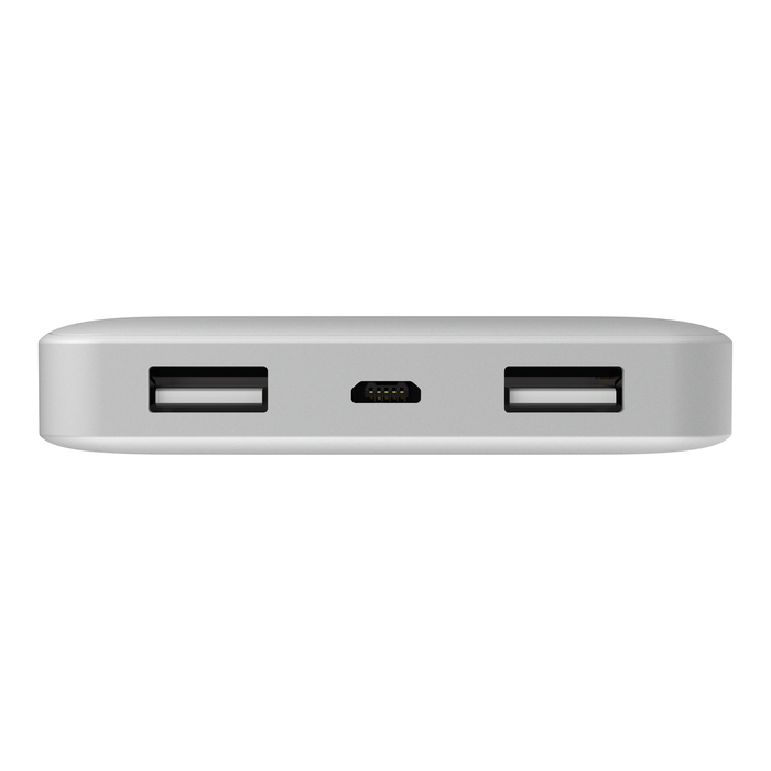 Pocket Power 10K Power Bank (Portable Charger), Silver, hi-res