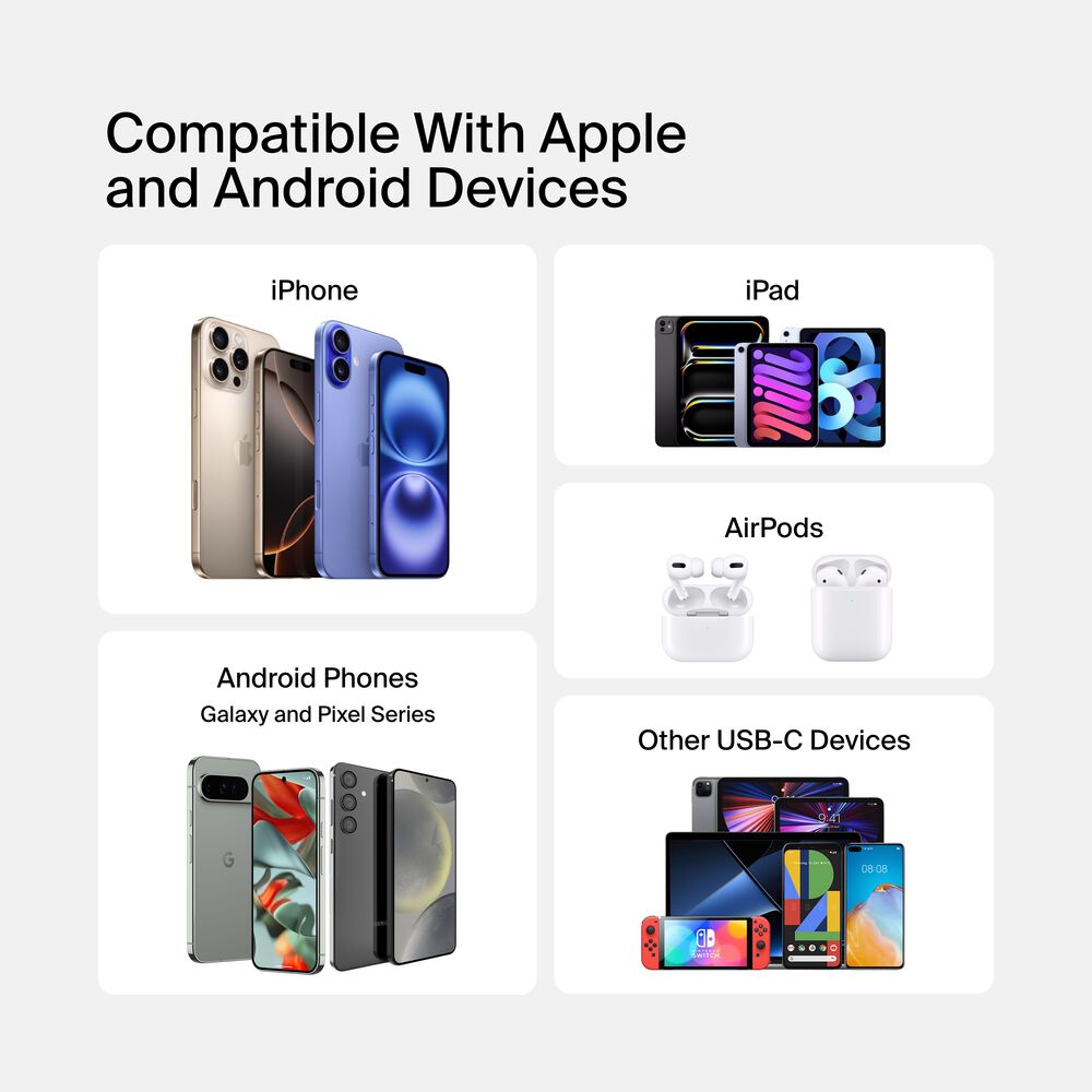 Power Bank 10K with Display, Blue, hi-res