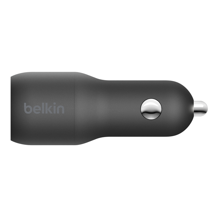 32W USB-C PD + USB-A 차량용 충전기, Black, hi-res