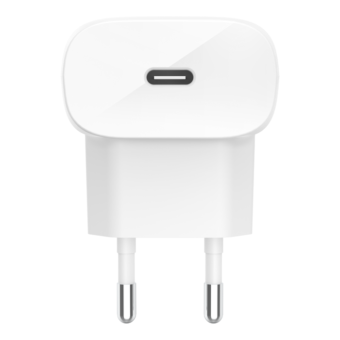 Apple Original USB-C Power Adapter für das iPhone 15 Pro - Ladegerät -  USB-C-Anschluss - 20 W - Weiß